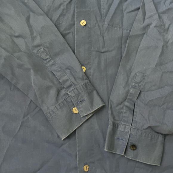 Versace Jeans Collection Blue Button-Up Shirt - Picture 2 of 4